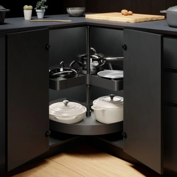 Bandeja Giratória 270º Nova Flat para Cozinha | Menage Confort