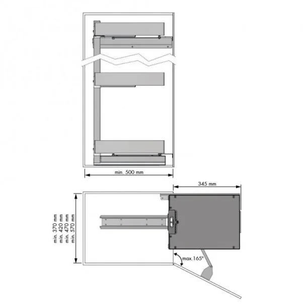 Coluna Despensa Titã Nova Flat Cozinha | Menage Confort
