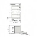 Coluna Despenseiro Nova Flat para Cozinha | Menage Confort