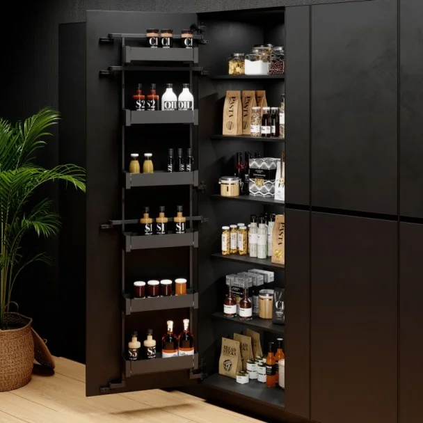 Estante Despenseiro Nova Flat para Cozinha | Menage Confort