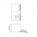 Estante Despenseiro Nova Flat para Cozinha | Menage Confort