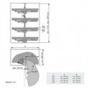 Coluna Deslizante Dolphin II Nova Flat | Menage Confort Cozinha