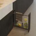 Suporte Panos Removível Antracite Compact | Menage Confort Cozinha