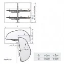 Bandeja Deslizante Antracito Dolphin II Compact para Cozinha