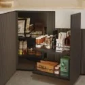 Estrutura Extraível Articulada Antracite Compact para Cozinha