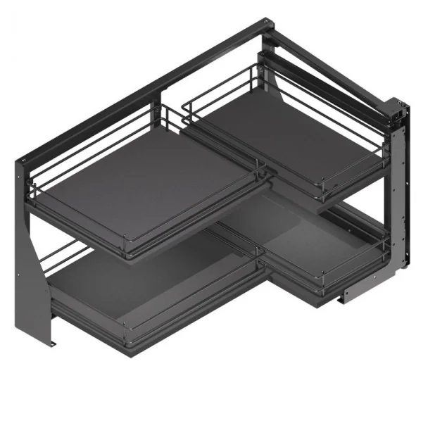 Estrutura Extraível Articulada Antracite Compact para Cozinha