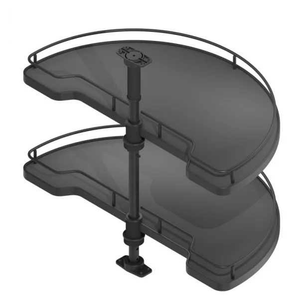 Bandeja Semicircular 180º Antracite Compact | Menage Confort