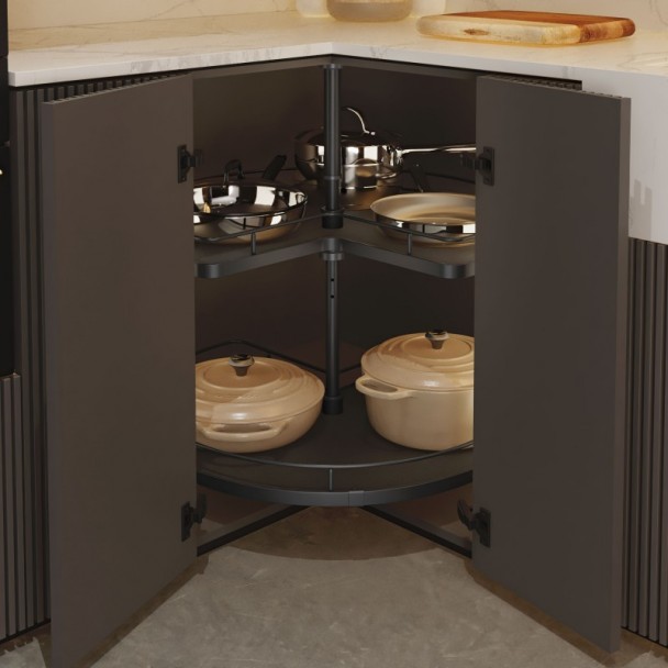 Bandeja Giratória 270º Antracite Compact