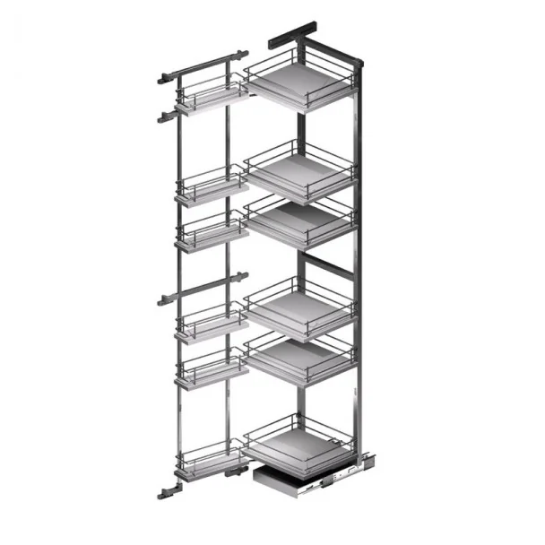 Coluna Despenseiro Antracite Compact para Cozinha | Menage Confort