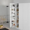 Prateleira Despenseira Cromo Compact para Cozinha | Menage Confort