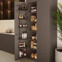 Prateleira Despensero Antracite Compact para Cozinha | Menage Confort