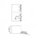 Prateleira Despensero Antracite Compact para Cozinha | Menage Confort