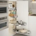 Coluna Deslizante Cromo Dolphin II Compact para Cozinha
