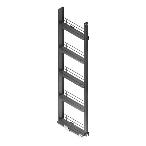 Coluna Extraível Garrafeira Antracite Compact para Cozinha