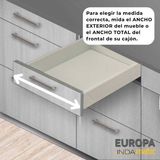 Gaveta de Cozinha Europa PVC Branco
