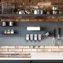 Porta especiarias com 4 latas em plástico