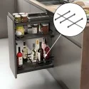 Separador Cor Antracite para Extraíveis Flat
