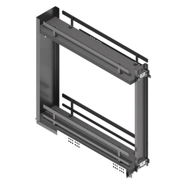 Rack Removível Antracite Guias Laterais Flat