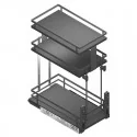 Rack para Garrafas Removível 3 Alturas Flat Antracite