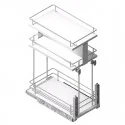 Rack para Garrafas Removível 3 Alturas Compact