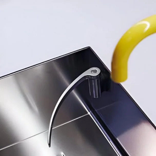 Porta Panos Curvo em Inox