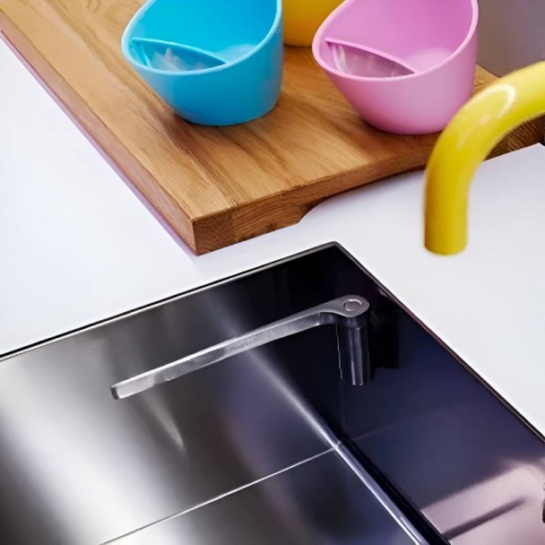 Porta Panos Reto em Inox