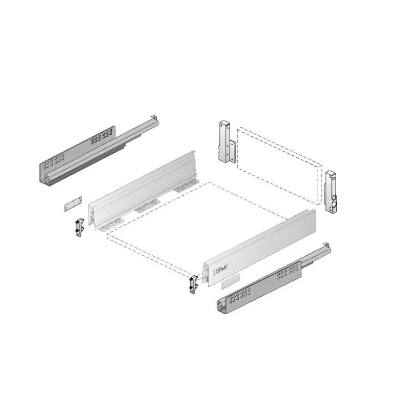 Gaveta de Cozinha Hettich InnoTech Atira Prata 30 kg