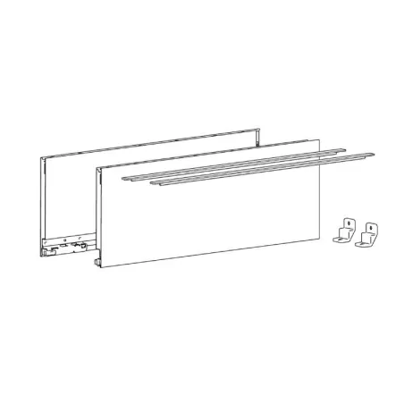 Conjunto Cacareiro AvanTech You H187/500 Antracite | Hettich