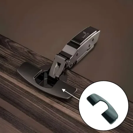 Tampa para Caldeira para Dobradiças Sensys Obsidian Black | Hettich 9117130