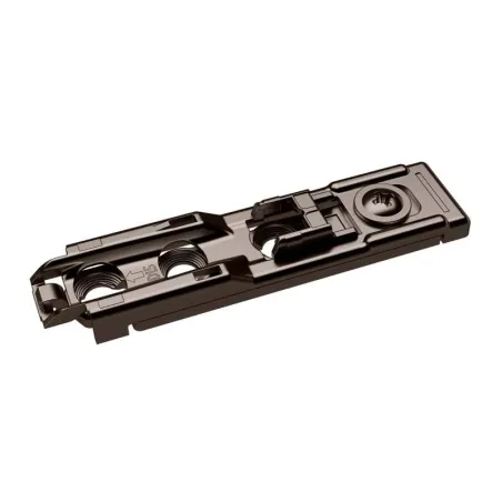 Base Reta para Dobradiça Sensys Preto Obsidiana
