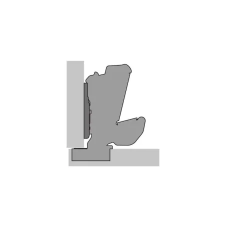 Dobradiças Hettich Sensys 165º Canto Angular 8657I