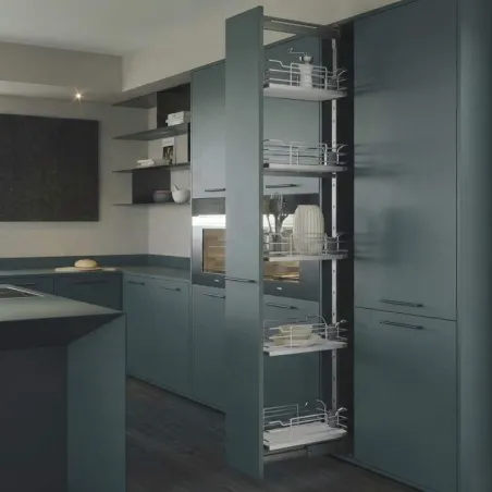 Kit Bastidor Coluna Extraível 5 Cestos Infinity | Cucine Oggi