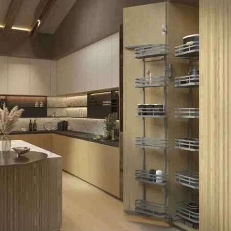 Coluna Despensa Extraível 230A Infinity Plus Orione | Cucine Oggi