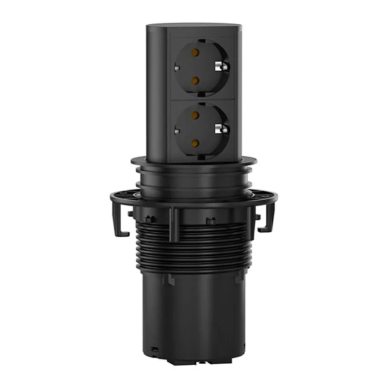 Torre Retrátil Elevator Preto para Bancada Cozinha | Bachmann