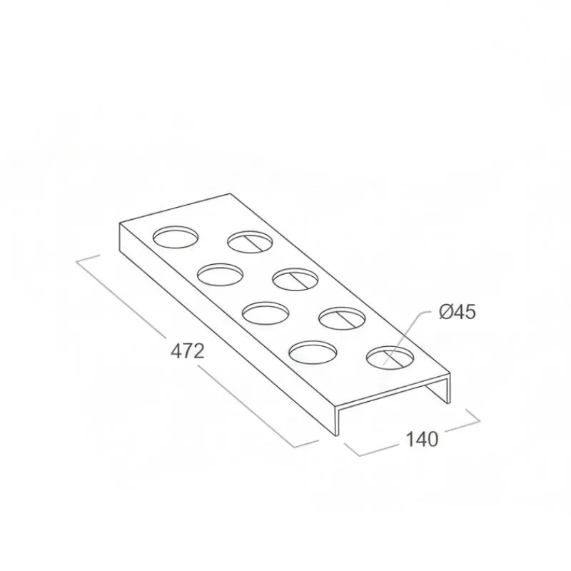 Suporte para 8 Cuibus / Cucine Oggi BN521.004. 001
