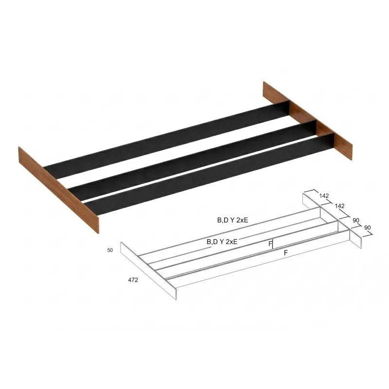 Bandeja Universal pequena Cuibus | Cucine Oggi BN523. 003. 002