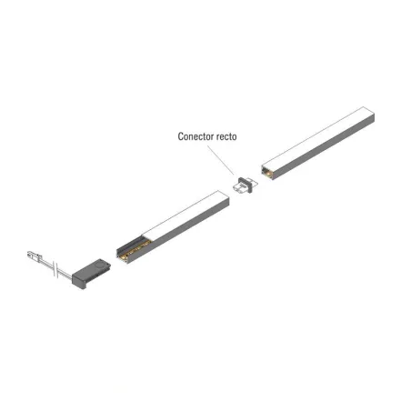 Conector Reto para Luz Led Moovie 1 | L&S 750300243