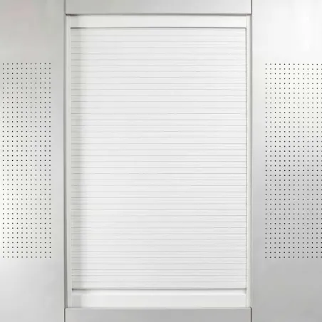Kit Persiana Alumínio Box Milano Branco Mate Lâmina 25 para Cozinha