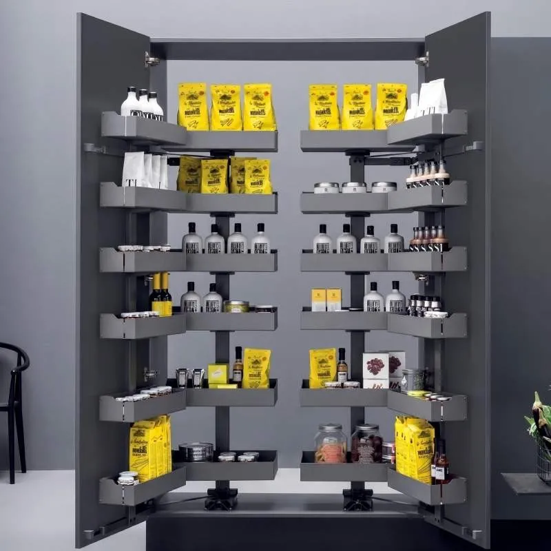 Kit Coluna Despenseiro Extraível Duo Lâmina | Vibo EDCI4512M2LGM