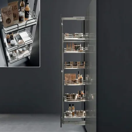 Kit Estrutura Coluna Retrátil Galaxy para Cozinha| Vibo