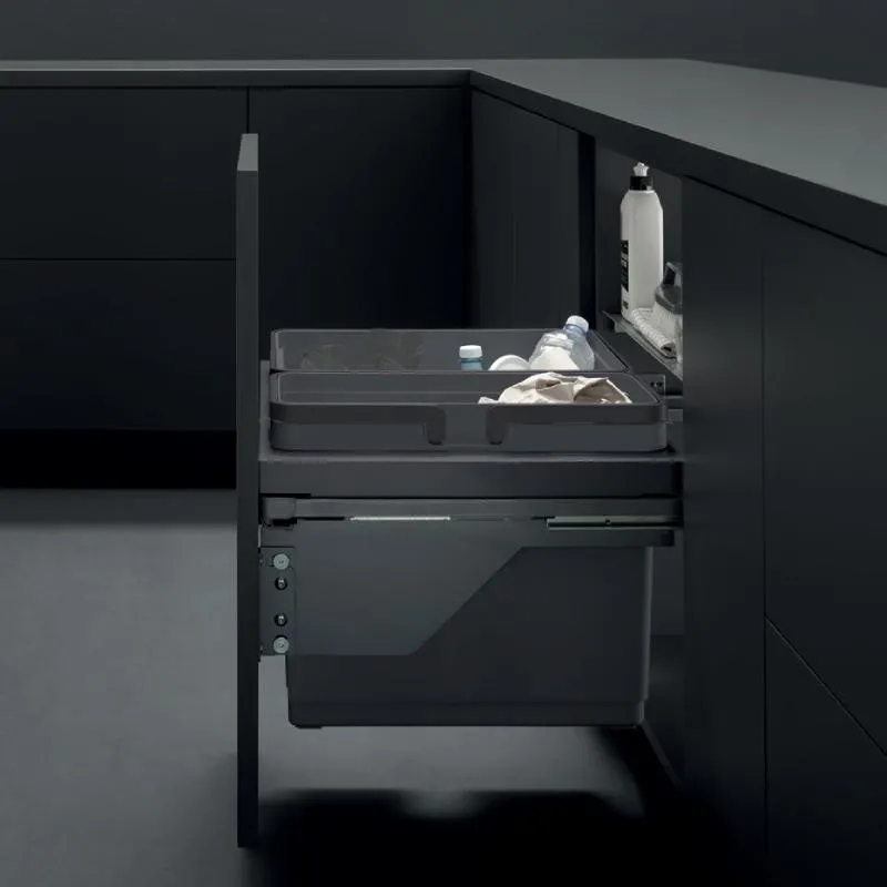 Cubo Reciclagem Lixo Globe Antracite | Vibo PGTM301RFGVGF
