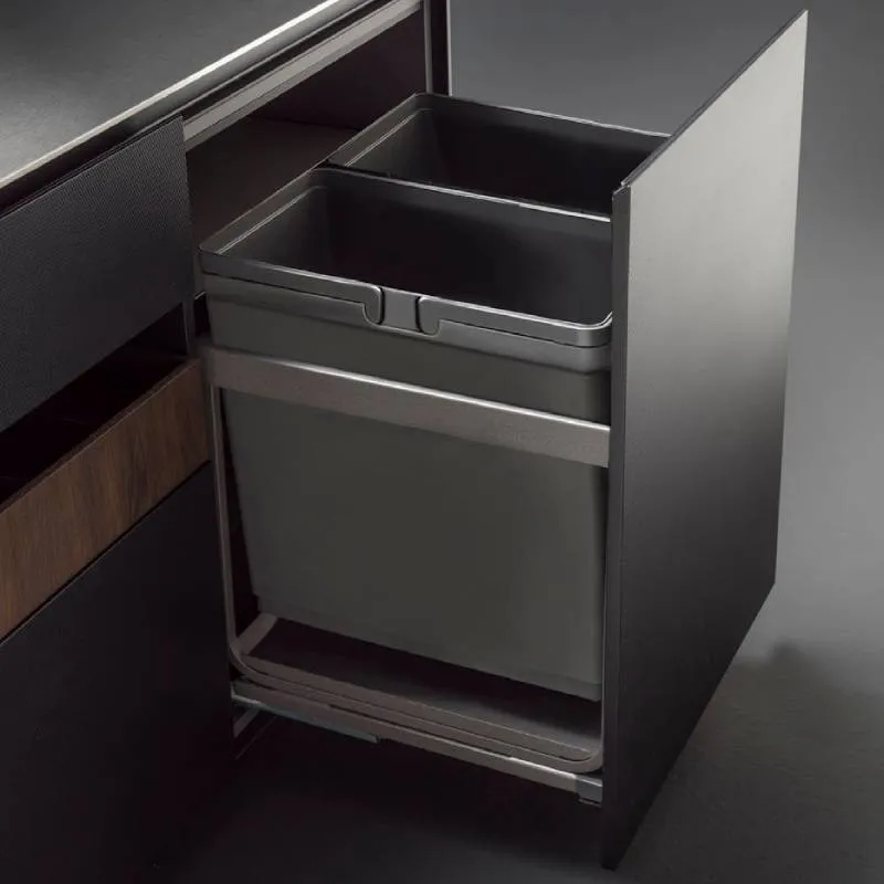 Cubo de Reciclagem de Lixo Kombi para Móvel de Cozinha de 600 mm | Vibo