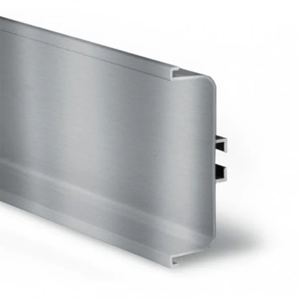 Perfil Sistema Gola Horizontal Intermediário Em Inox, 8007