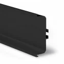 Perfil Sistema Gola Horizontal Intermediário Preto 8007