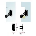 Suporte para Perfis Gola de Cozinha