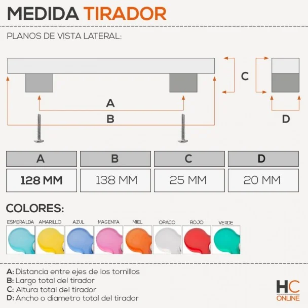 Atirador 2405 Cromado Mate com Resina Cores