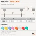Atirador 2405 Cromado Mate com Resina Cores