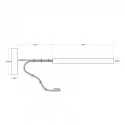 Lâmpada de Teto Tubular diodo Emissor de luz 12V 2W 6000K Groove