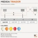 Atirador 2427 Cromado Mate com Resina Cores