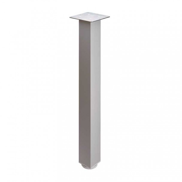 Perna de Alumínio Quadrada para Península de Cozinha